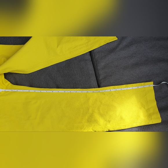 JOSEPH Gabardine Stretch Queen Cropped Trousers Yellow uk12 - Picture 16 of 16